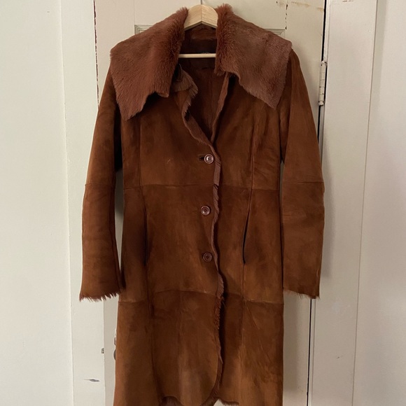 Caractère fur lined suede coat - Picture 1 of 3
